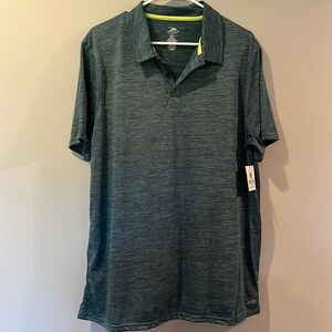 Pro Player Greenish Color Performance Polo Shirt Size XL